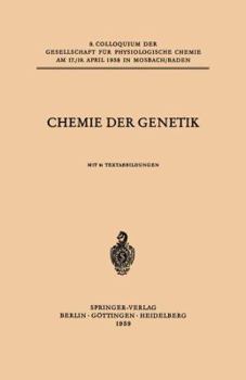 Paperback Chemie Der Genetik [German] Book