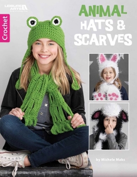 Paperback Animal Hats & Scarves Book