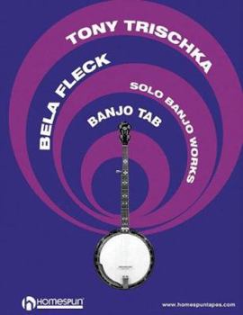 Paperback Solo Banjo Works: Banjo Tab Book