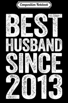 Paperback Composition Notebook: Mens Best Husband Since 2010 Retro 9th Wedding Anniversary Gift Journal/Notebook Blank Lined Ruled 6x9 100 Pages Book