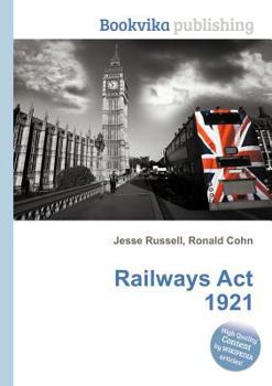 Paperback Railways ACT 1921 Book