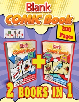 Paperback blank comic book: Draw Your Own Comics and Free your Creativity Book