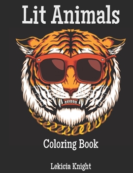 Paperback Lit Animals Coloring Book