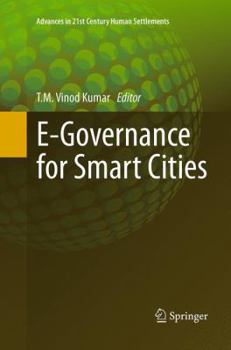 Paperback E-Governance for Smart Cities Book
