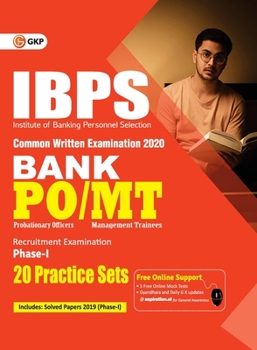 Paperback Ibps 2020: Bank PO/MT Phase I - 20 Practice Sets Book