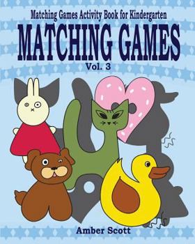 Paperback Matching Games ( Matching Games Activity Book For Kindergarten) - Vol. 3 Book