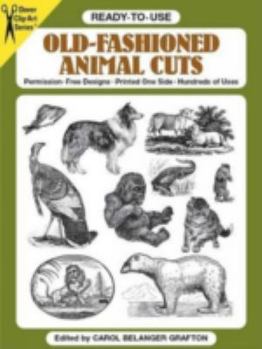 Paperback Ready-To-Use Old-Fashioned Animal Cuts Book