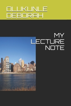 Paperback My Lecture Note Book