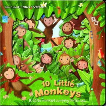 Board book Ten Little Monkeys Book
