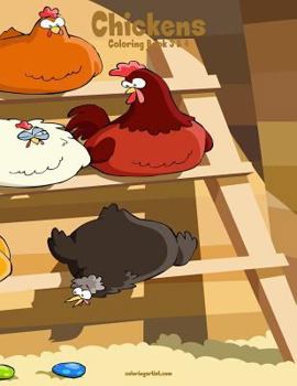 Paperback Chickens Coloring Book 3 & 4 Book