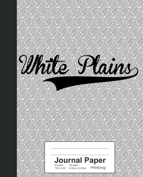 Paperback Journal Paper: WHITE PLAINS Notebook Book