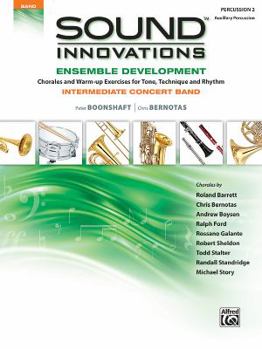 Paperback Sound Innovations for Concert Band -- Ensemble Development for Intermediate Concert Band: Combined Percussion 2 Book