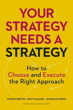 Hardcover Your Strategy Needs a Strategy: How to Choose and Execute the Right Approach Book