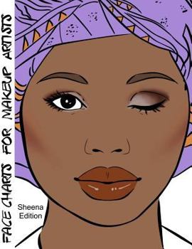 Face Charts for Makeup Artists Sheena