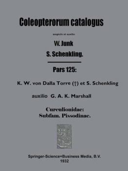 Paperback Coleopterorum Catalo Gus 125 Book