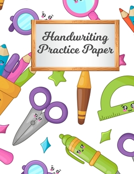 Handwriting Practice Paper: Writing Paper for Kids With Dotted Lined (Notebook With Dotted Lined Sheets for K-3 Students 100 Pages)