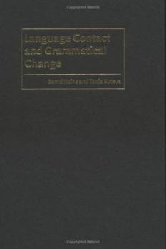 Paperback Language Contact and Grammatical Change Book