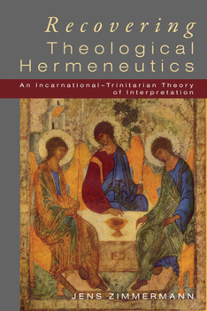 Paperback Recovering Theological Hermeneutics Book