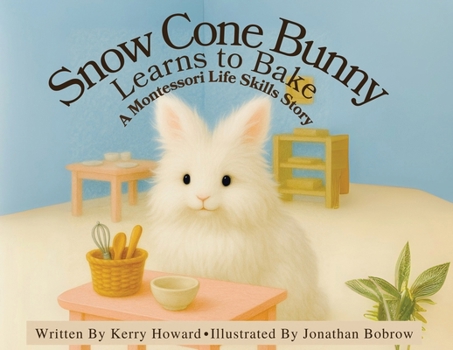 Paperback Snow Cone Bunny Learns to Bake [Large Print] Book