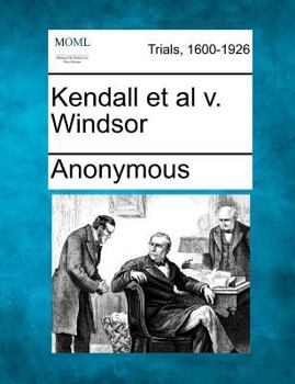 Paperback Kendall et al V. Windsor Book