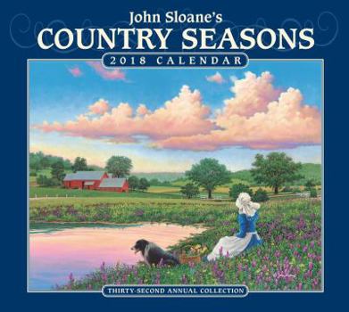 Calendar John Sloane's Country Seasons 2018 Deluxe Wall Calendar Book