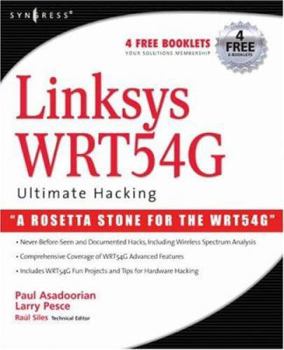 Paperback Linksys WRT54G Ultimate Hacking Book