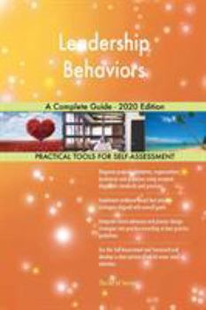 Paperback Leadership Behaviors A Complete Guide - 2020 Edition Book