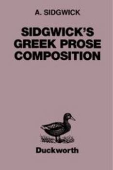 Paperback Sidgwick's Greek Prose Composition Book