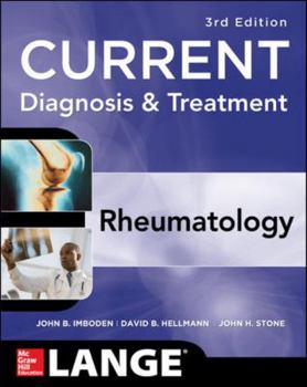Paperback Current Diagnosis & Treatment in Rheumatology, Third Edition Book