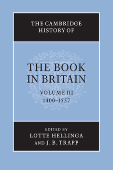 Paperback The Cambridge History of the Book in Britain Book