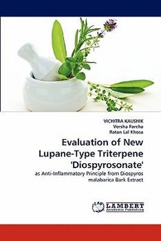 Paperback Evaluation of New Lupane-Type Triterpene 'Diospyrosonate' Book