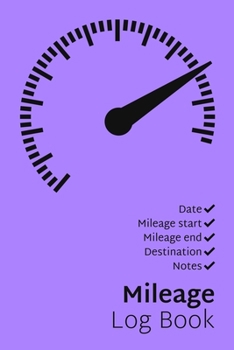 Mileage Log Book: 1200+ Trips Tax Log, Mileage Tracker Book for Taxes with NOTES pages for Additional Info. & References (Mileage Log Book for Taxes)