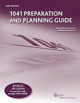 Paperback 1041 Preparation and Planning Guide Book