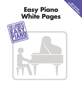 Paperback Easy Piano White Pages Book