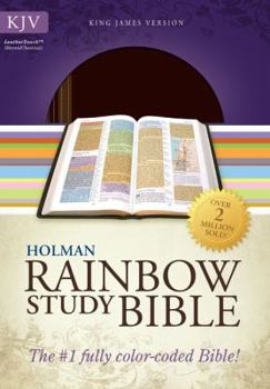 Imitation Leather Rainbow Study Bible-KJV Book