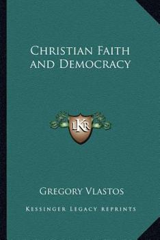 Paperback Christian Faith and Democracy Book