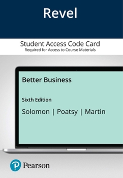 Printed Access Code Revel for Better Business -- Access Card Book