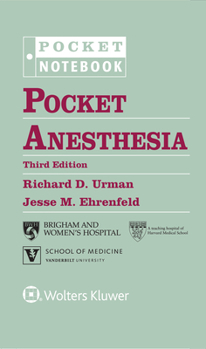 Spiral-bound Pocket Anesthesia Book