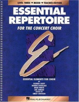 Hardcover Essential Repertoire Mixed Concert Choir Book