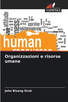 Paperback Organizzazioni e risorse umane [Italian] Book