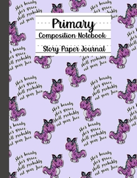 Paperback Primary Composition Notebook, Story Paper Journal Book