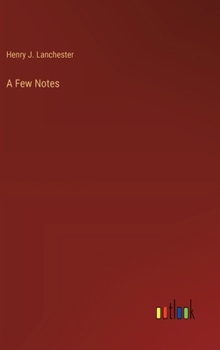 Hardcover A Few Notes Book