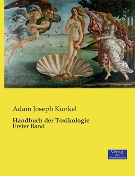 Paperback Handbuch der Toxikologie: Erster Band [German] Book