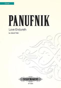 Paperback Love Endureth for Ssaattbb Choir: Choral Octavo Book