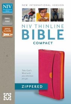 Imitation Leather Thinline Bible-NIV-Compact Zipper Closure Book