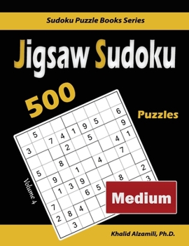 Paperback Jigsaw Sudoku: 500 Medium Puzzles Book