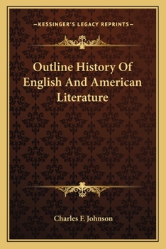 Paperback Outline History Of English And American Literature Book