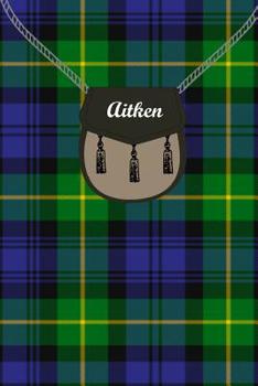 Paperback Aitken Clan Tartan Journal/Notebook Book