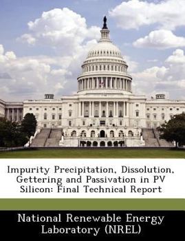 Paperback Impurity Precipitation, Dissolution, Gettering and Passivation in Pv Silicon: Final Technical Report Book