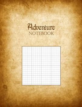 Paperback Adventure Notebook: 1/5" Cross Section Graph Paper Rule Book